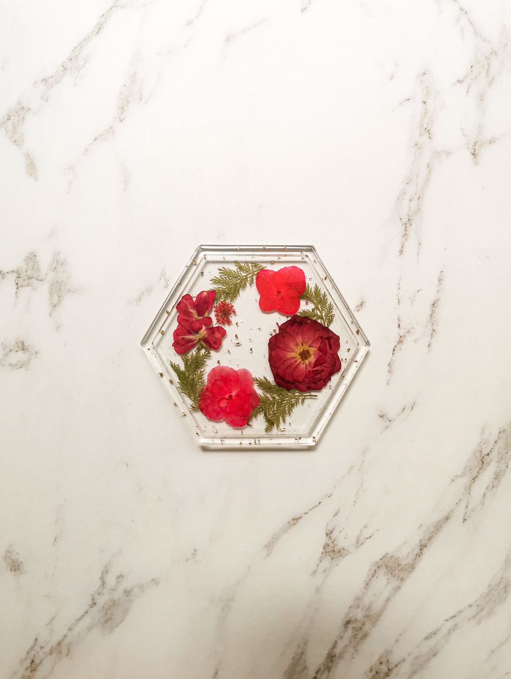 red hexagon