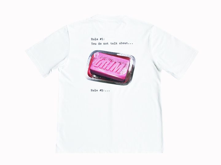 FIGHT CLUB FLAT LAY WHITE BACK