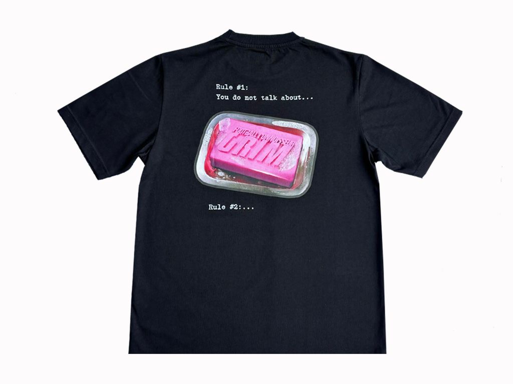 FIGHT CLUB FLAT LAY BLACK BACK