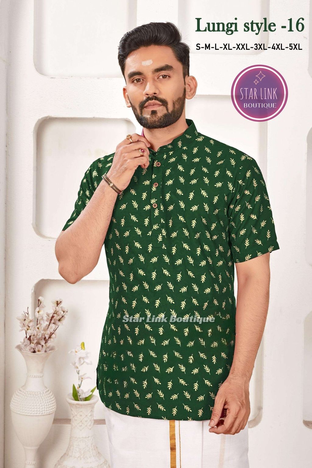 sangeet-lungi-style-vol-16-rayon-gold-print-mens-wear-short-kurta-7-2025-01-07_12_10_07