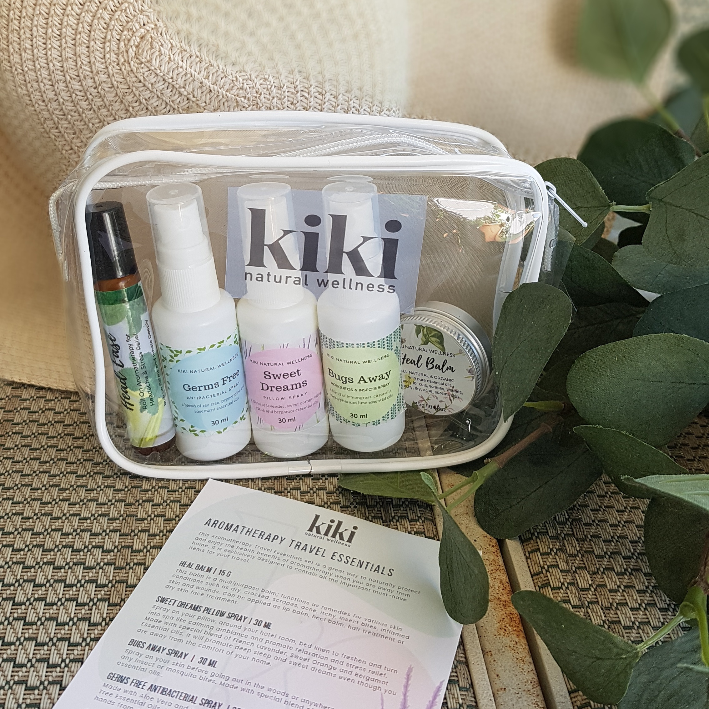 Aromatherapy Travel Essentials Set Kiki Natural Wellness