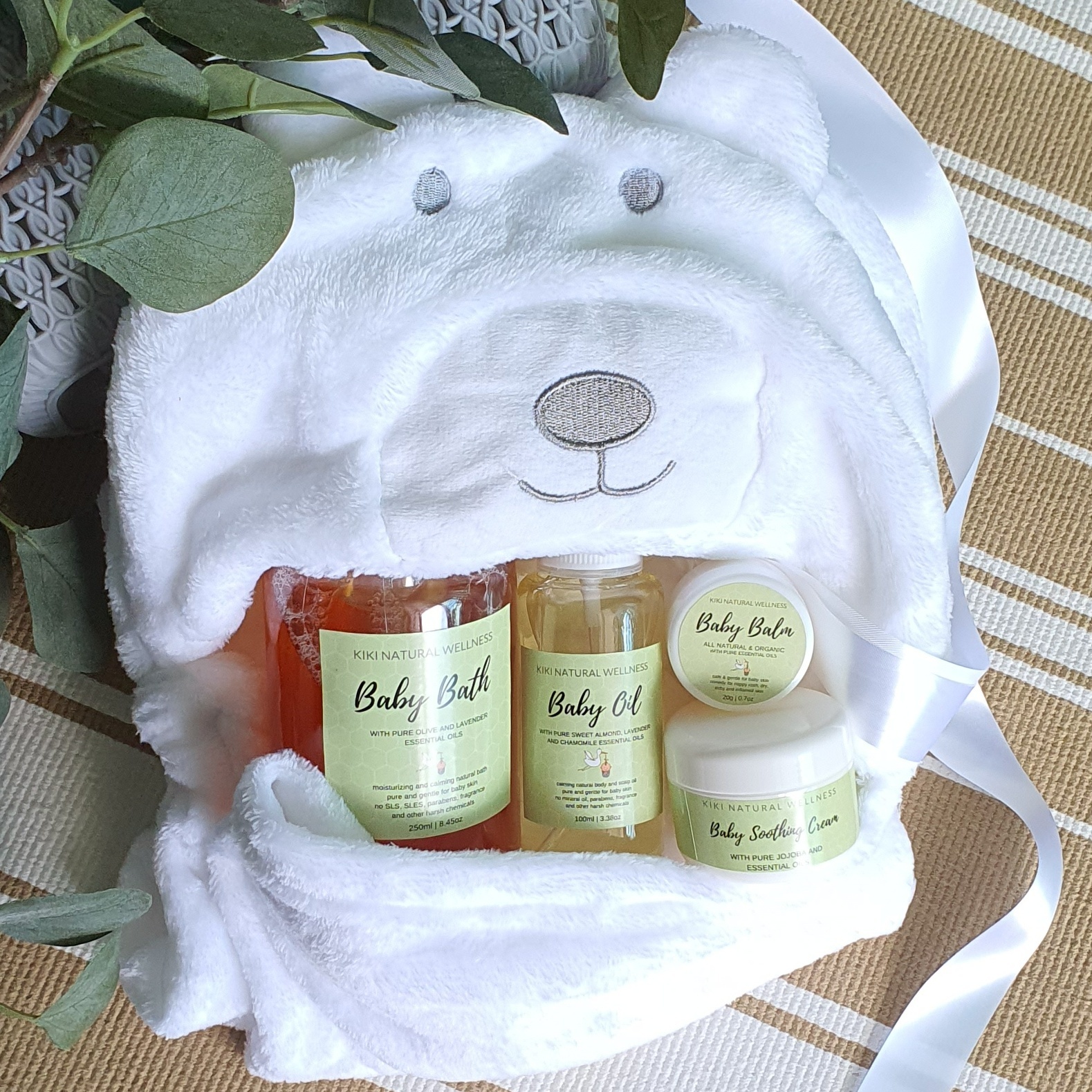 Calming Organic Baby Gift Set Kiki Natural Wellness