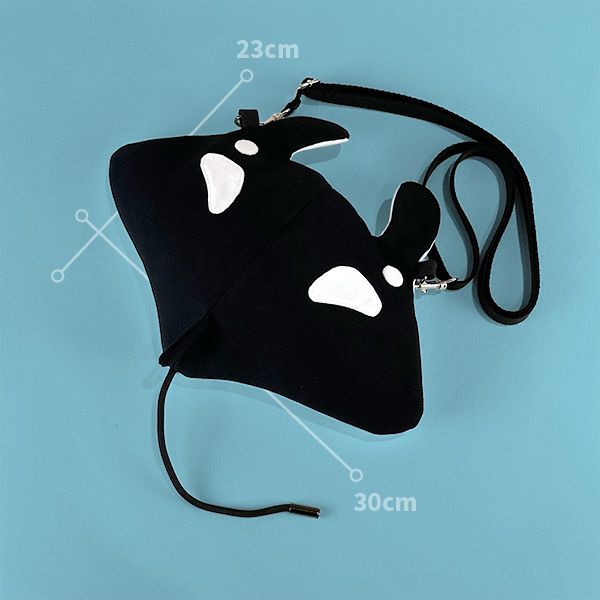 hammerhead shoulder bag 鬼蝠魟造型肩背包