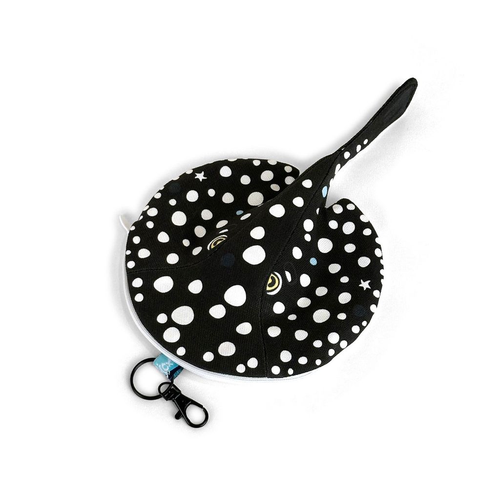 黑白魟造型零錢包