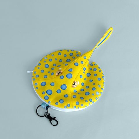 藍斑條尾魟造型零錢包