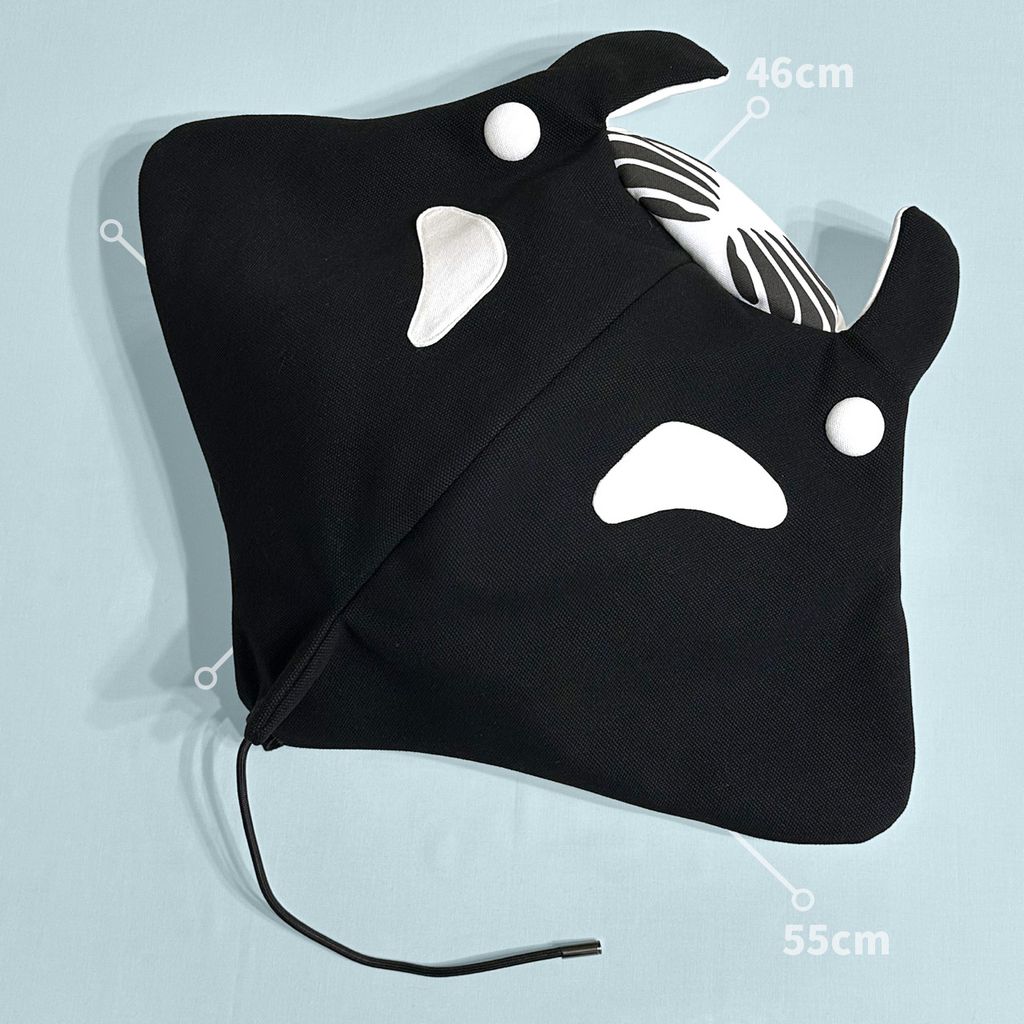 鬼蝠魟造型肩背包