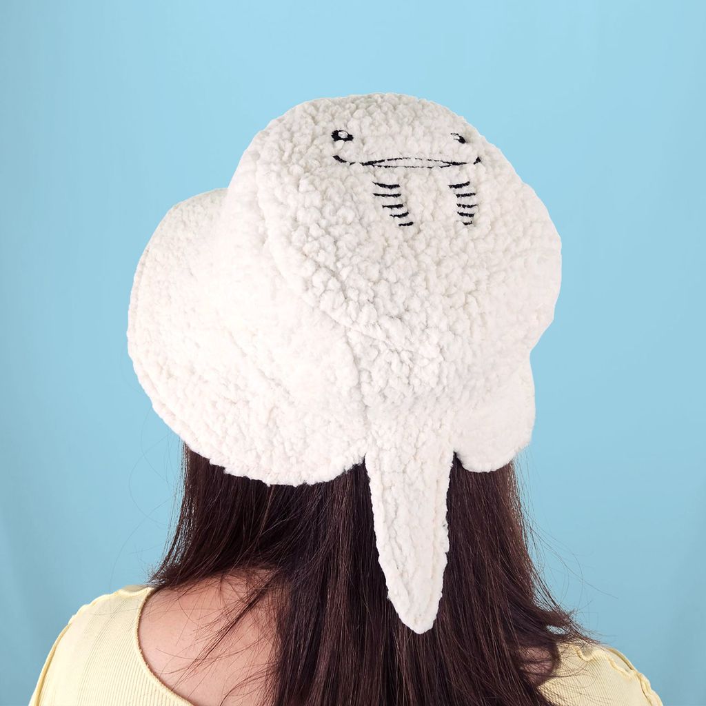 魟魚造型漁夫帽