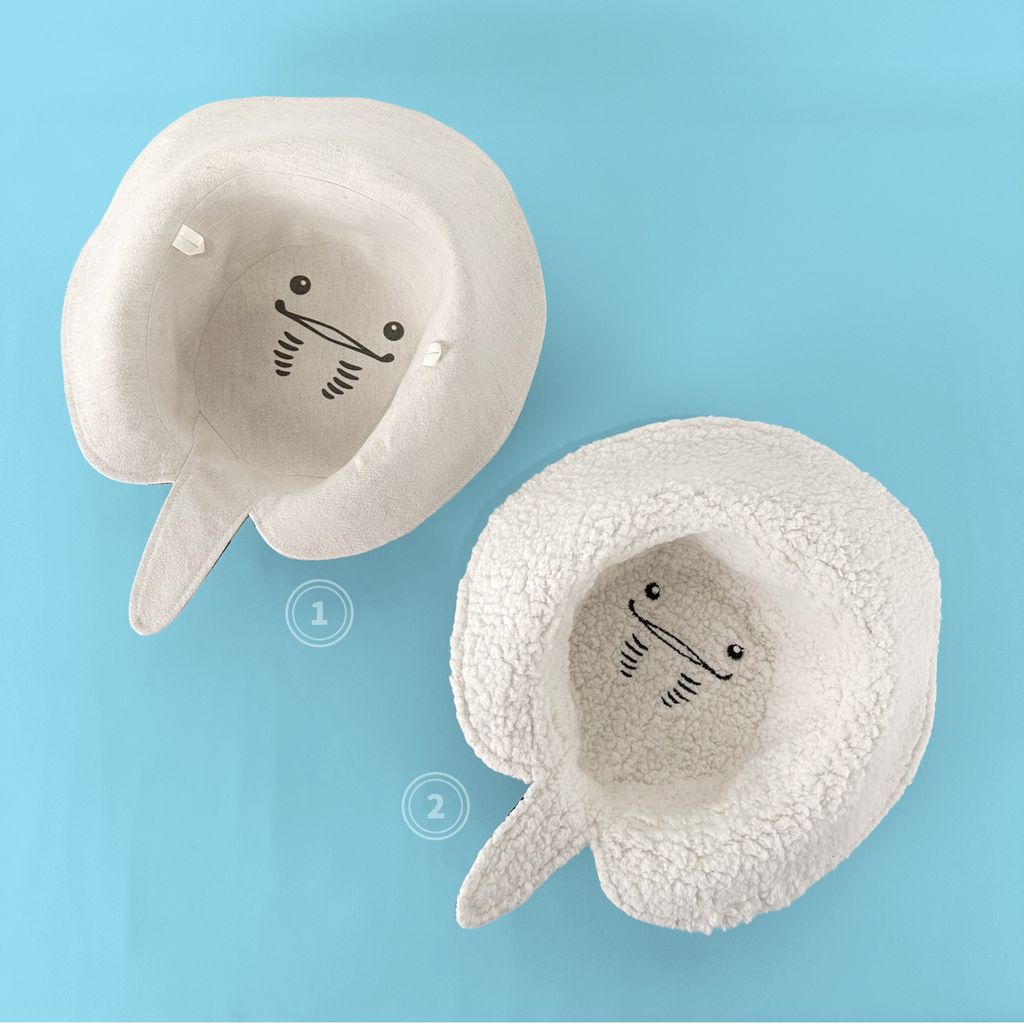 魟魚造型漁夫帽