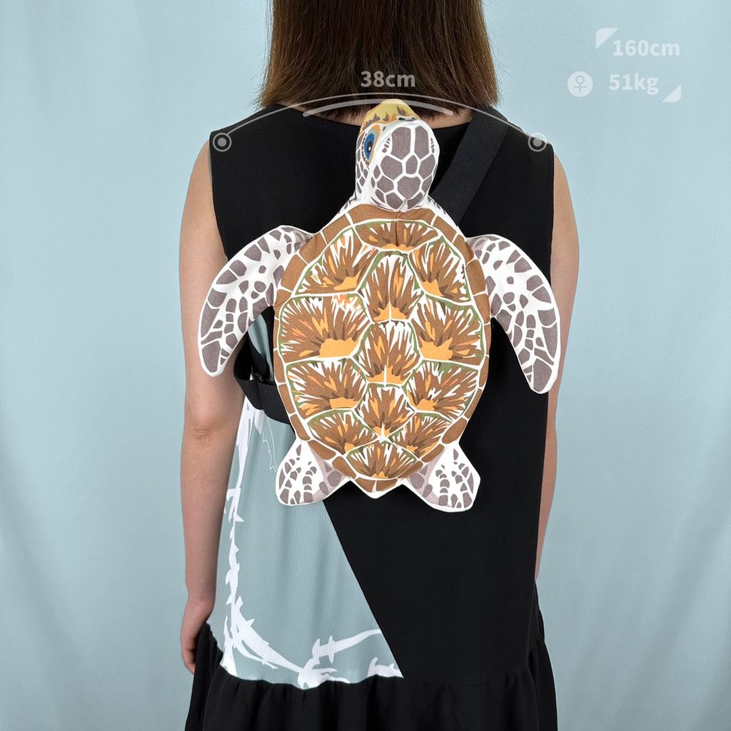 綠蠵龜造型肩背包