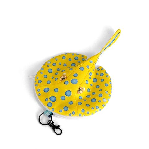 藍斑條尾魟造型零錢包