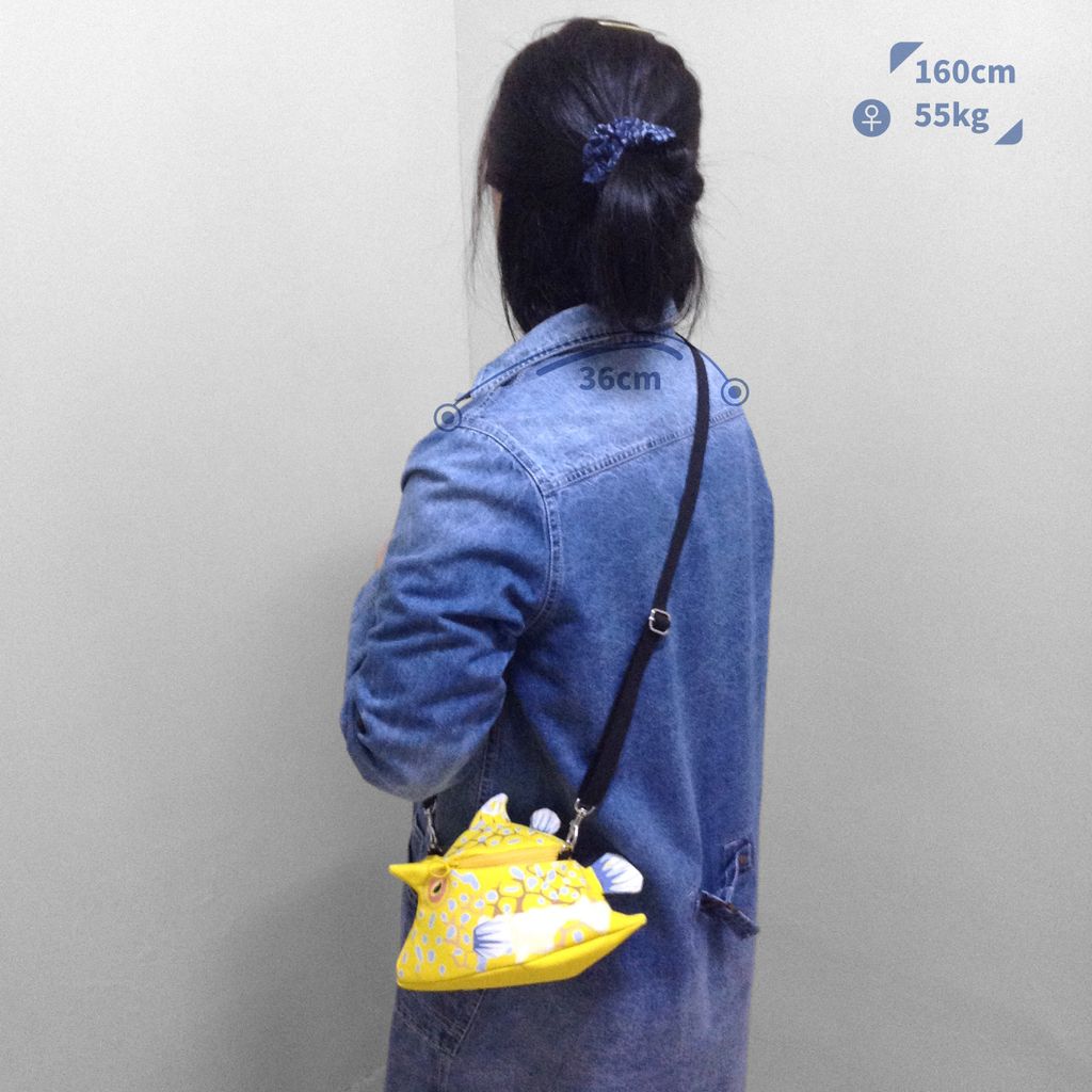 角箱魨造型萬用包