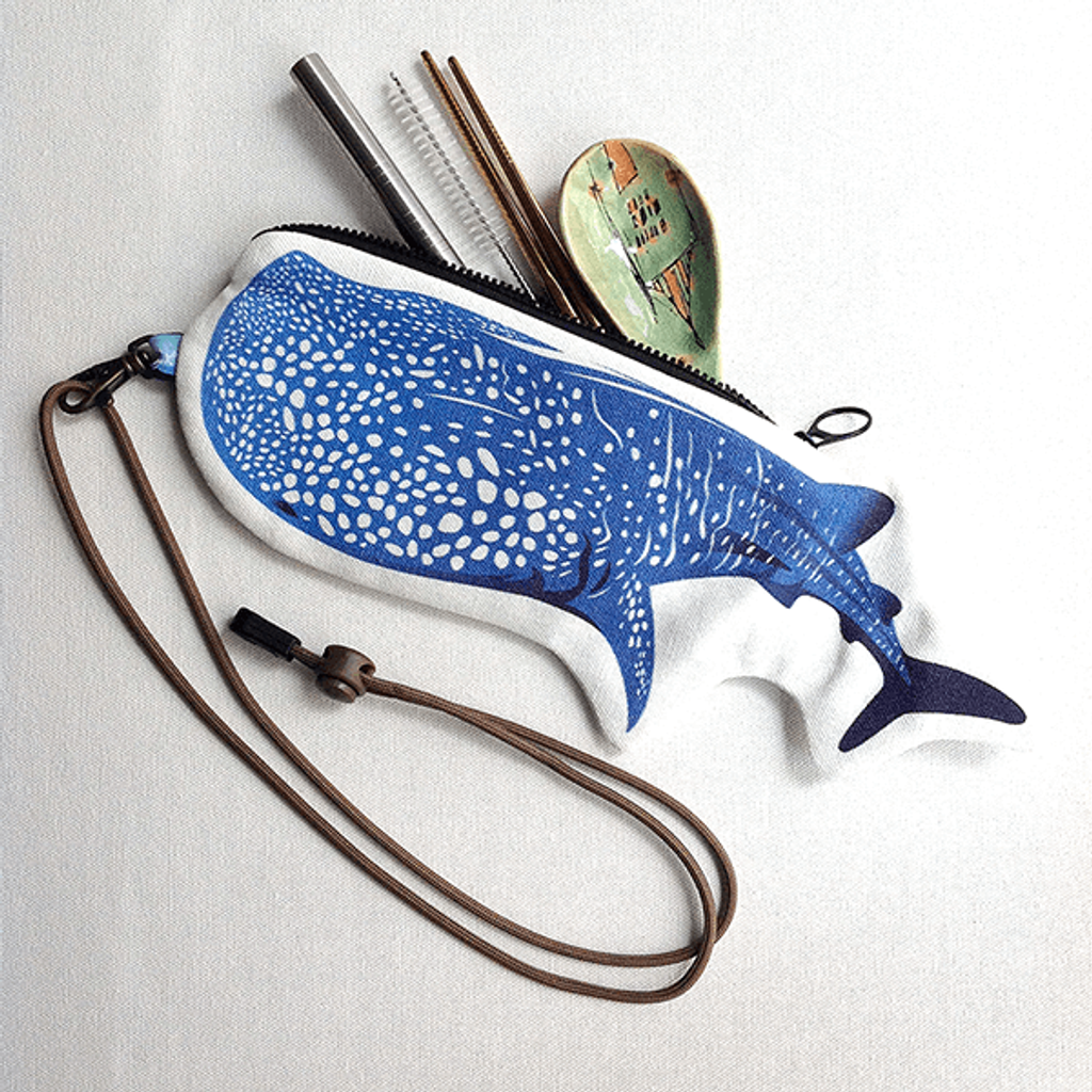 鯨鯊造型餐具袋