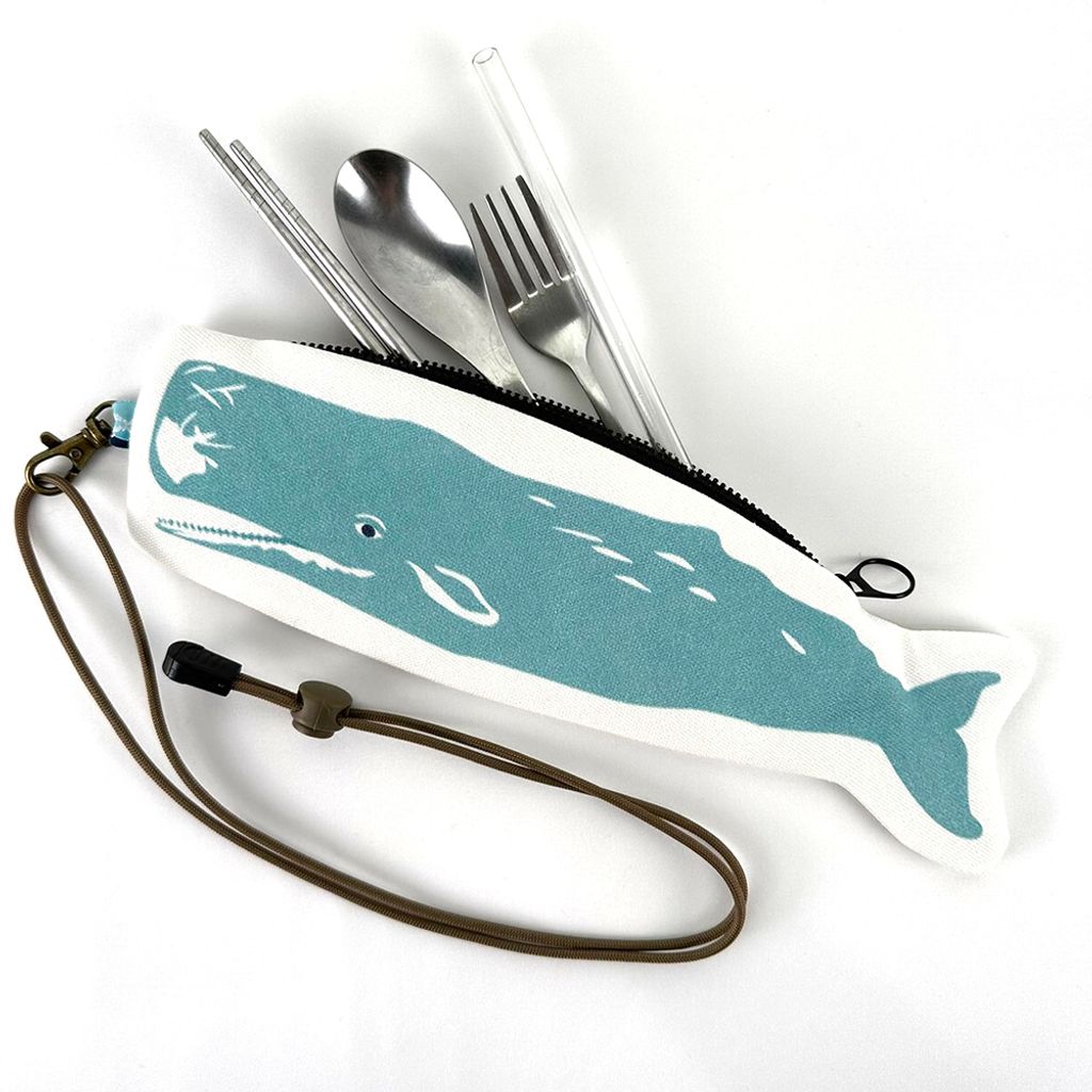 抹香鯨造型餐具袋