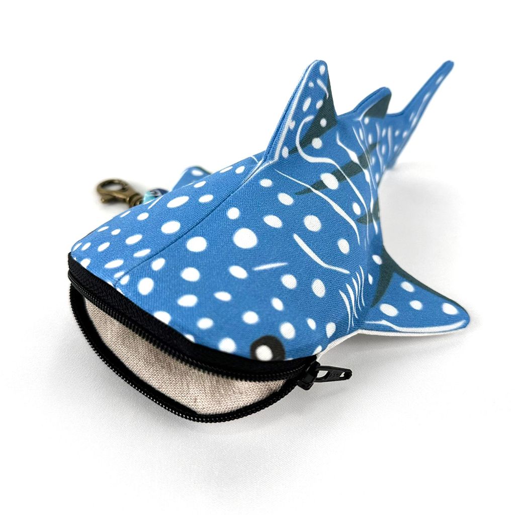 設計款WS147 - 【牛津棉布】鯨鯊立體造型零錢包– My Glück | 以海洋為 