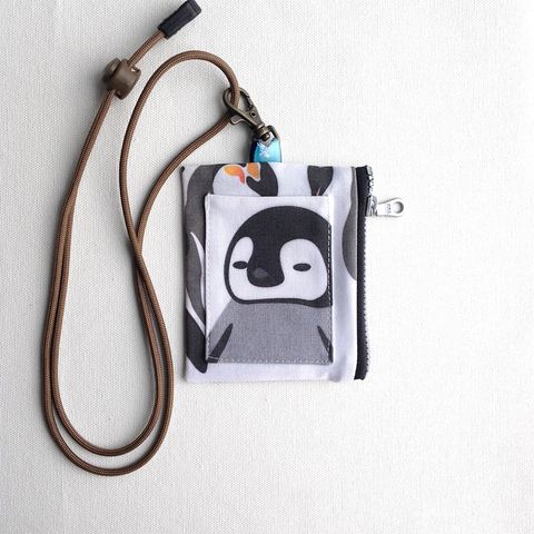 企鵝印花證件套