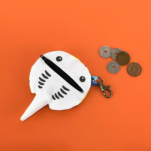 藍斑條尾魟造型零錢包