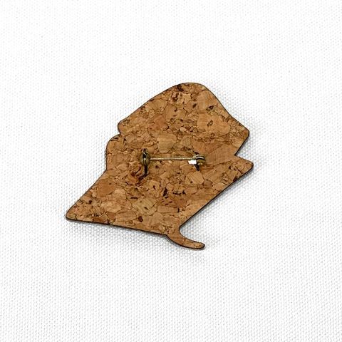 魟魚肚肚造型別針