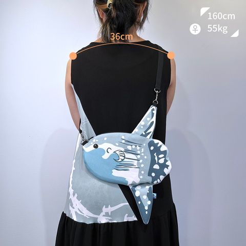 翻車魚造型肩背包