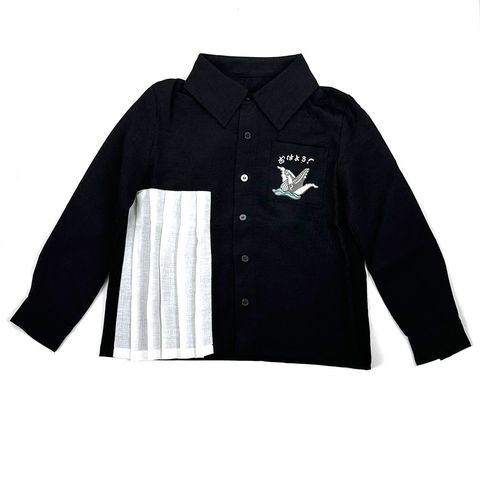 大翅鯨造型兒童襯衫