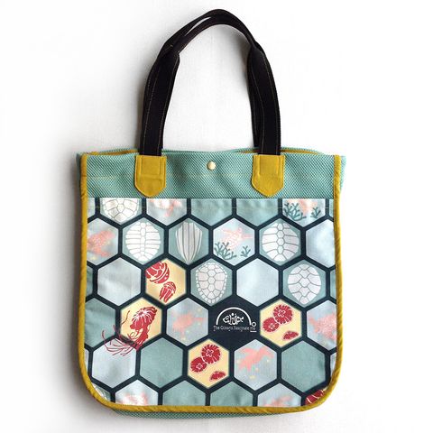 海龜印花手提袋