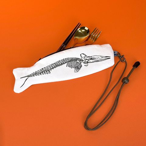 抹香鯨造型餐具袋