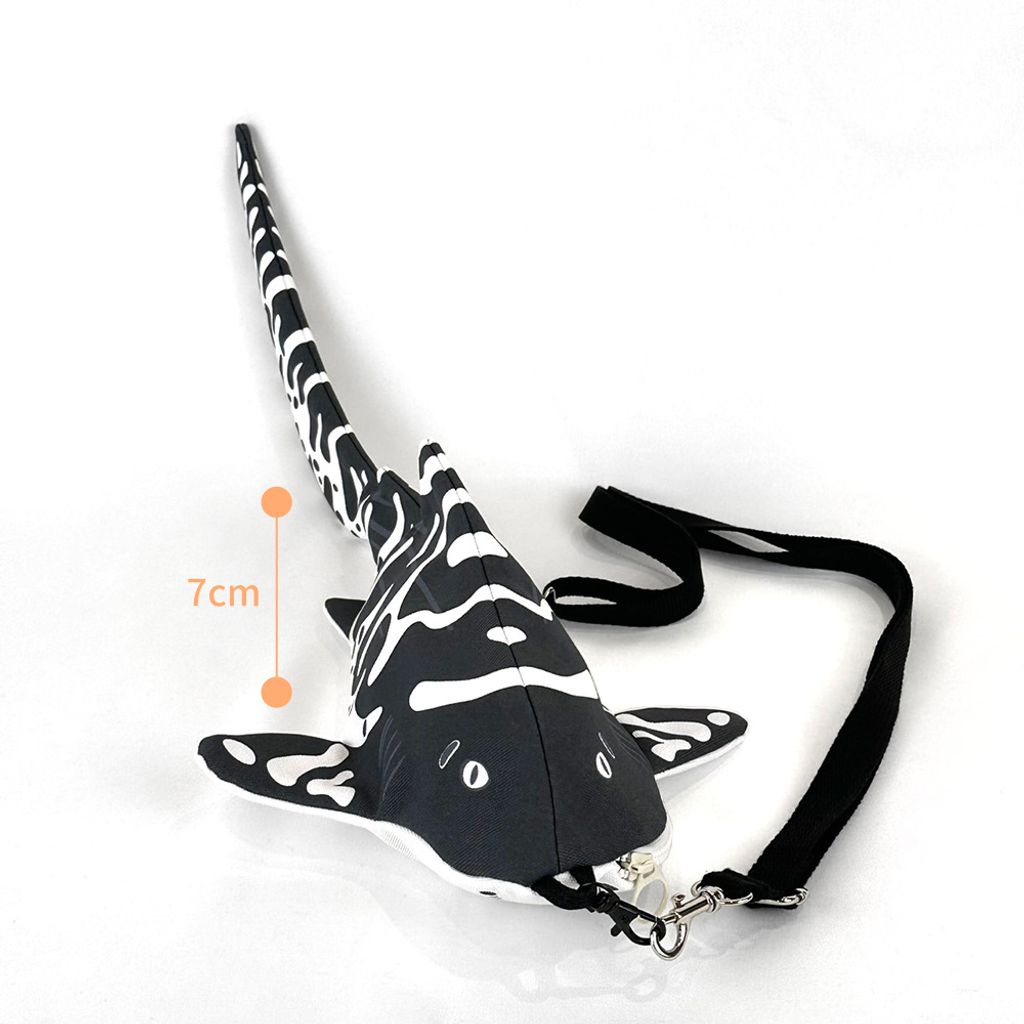 Zebra Shark Jr.造型肩背包