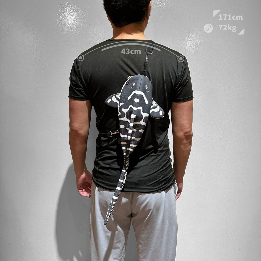 Zebra Shark Jr.造型肩背包