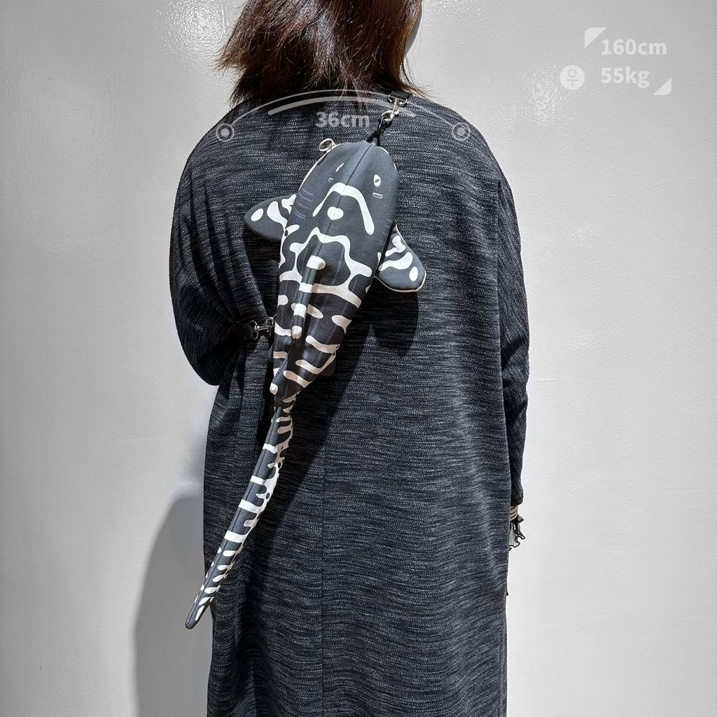 Zebra Shark Jr.造型肩背包