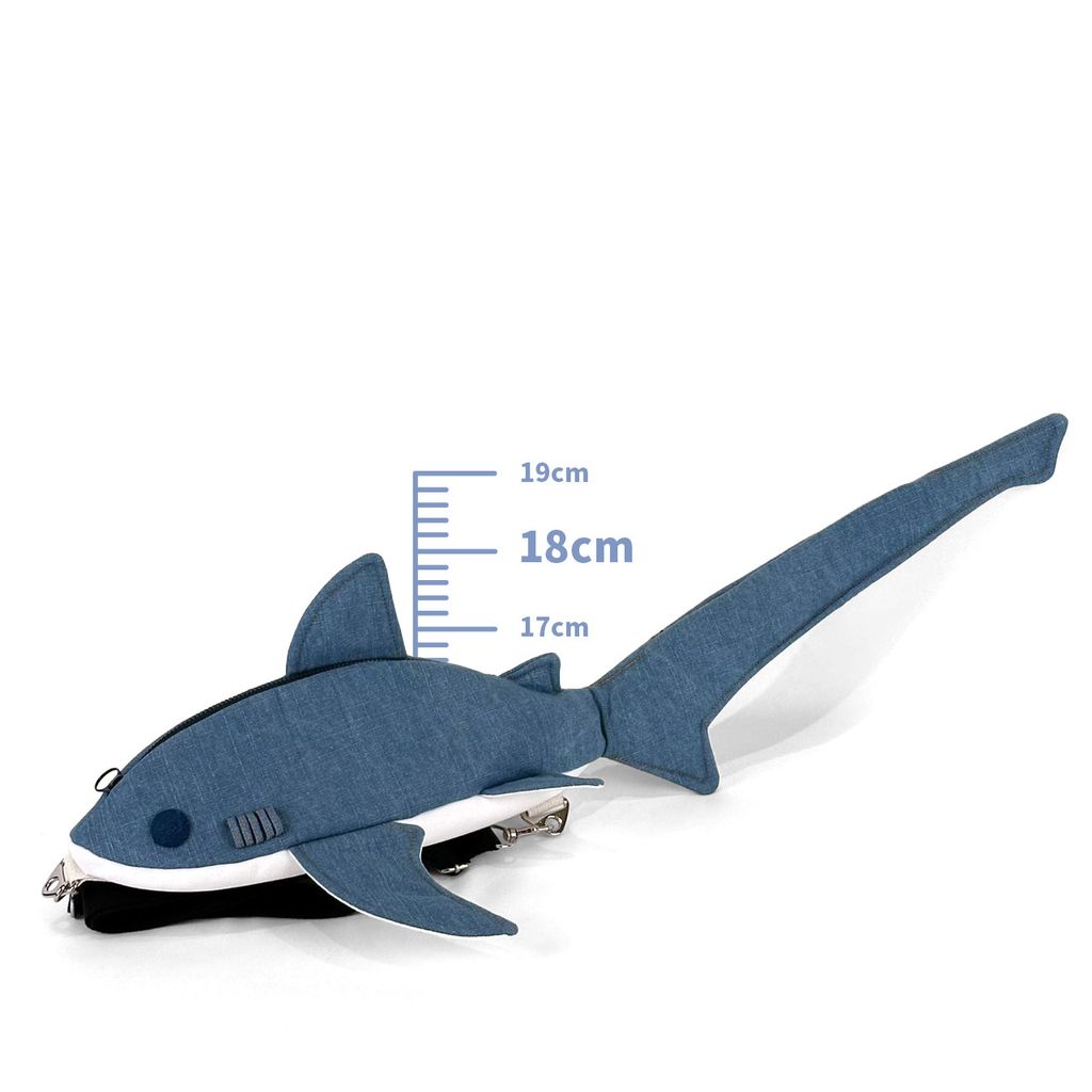 長尾鯊造型肩背包