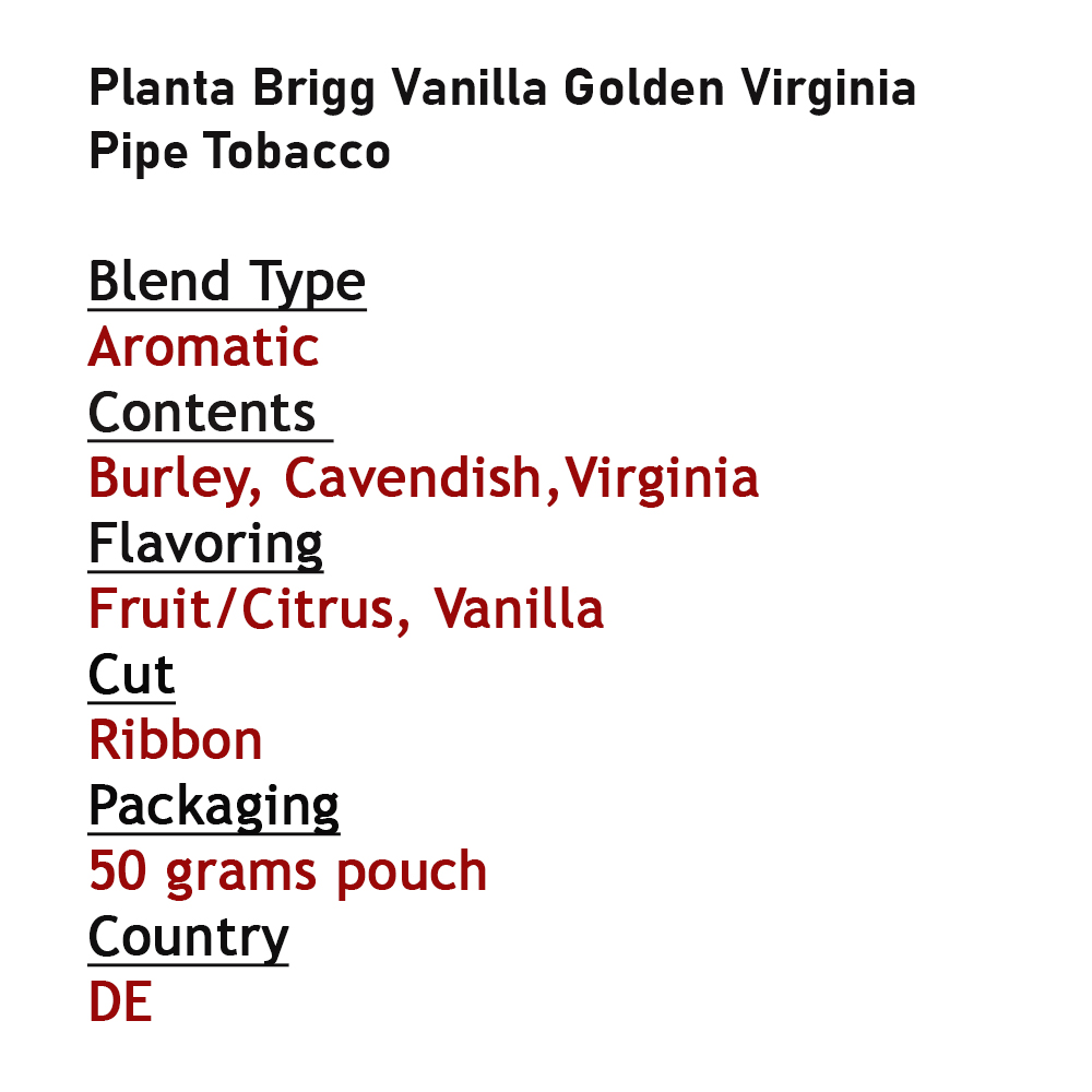 Planta Brigg Vanilla Golden Virginia -2.jpg
