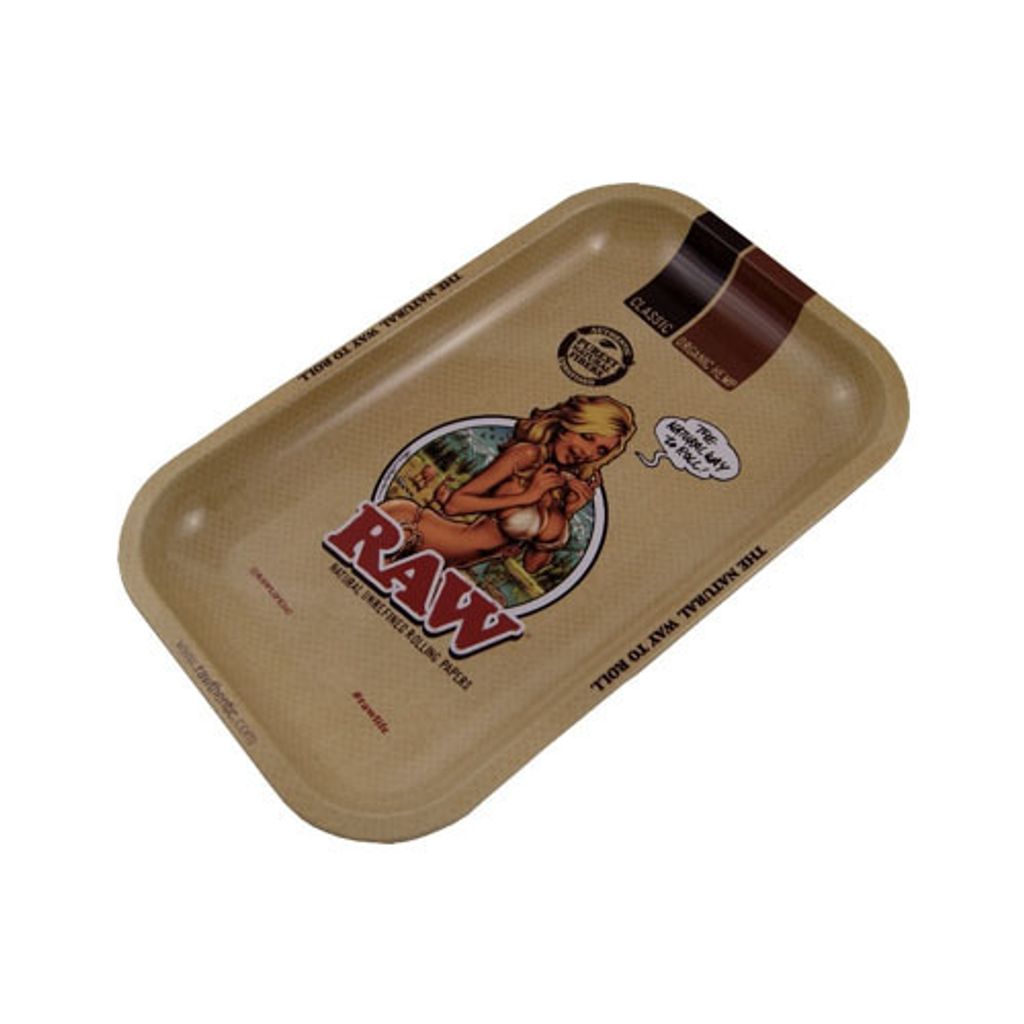 RAW Metal Girl Rolling Tray Small.jpg