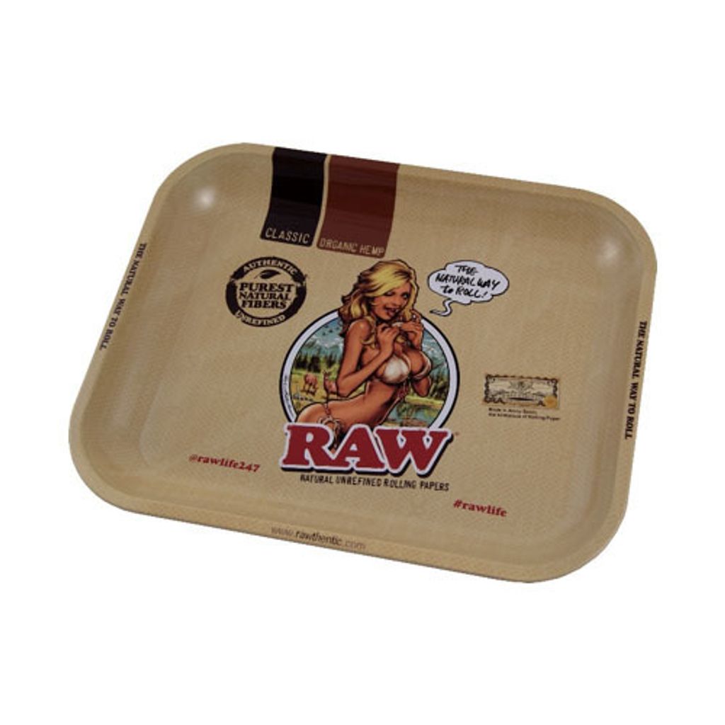 RAW Metal Girl Rolling Tray Large.jpg