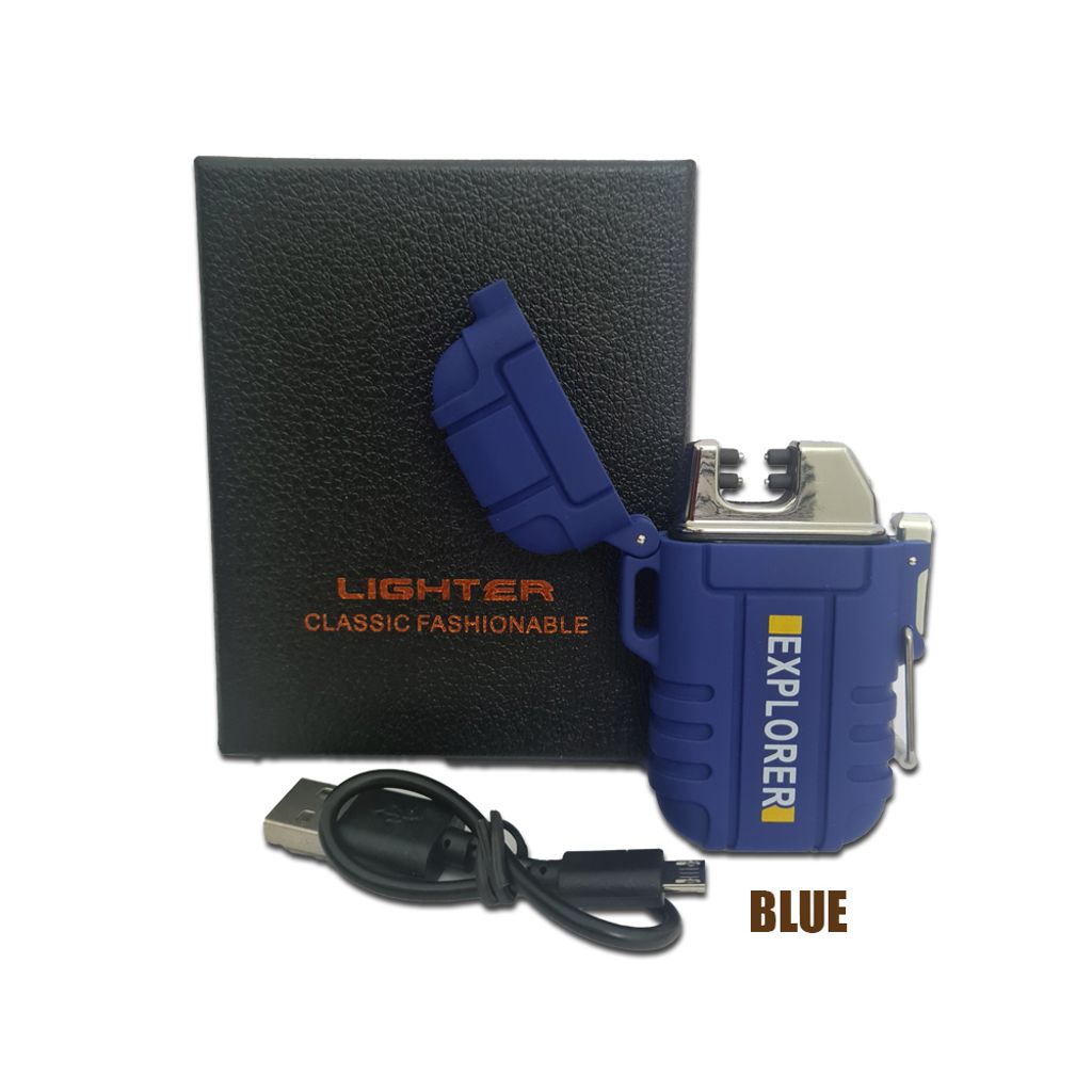 Arch-X Lighter USB Rechargable with Safety Bucklet F12-BLU.jpg