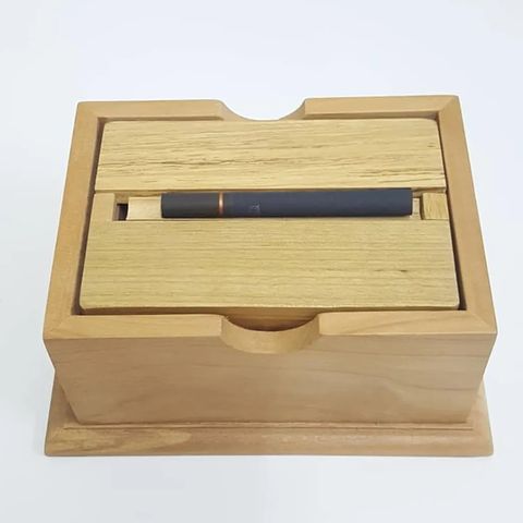 Wooden Box Cigarette Box Dispenser.jpg