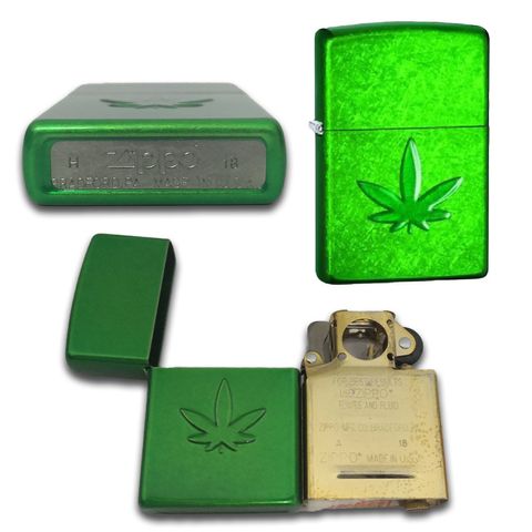 Full Zippo Lighter Meadow Green Stamp Pipe Leaf.jpg