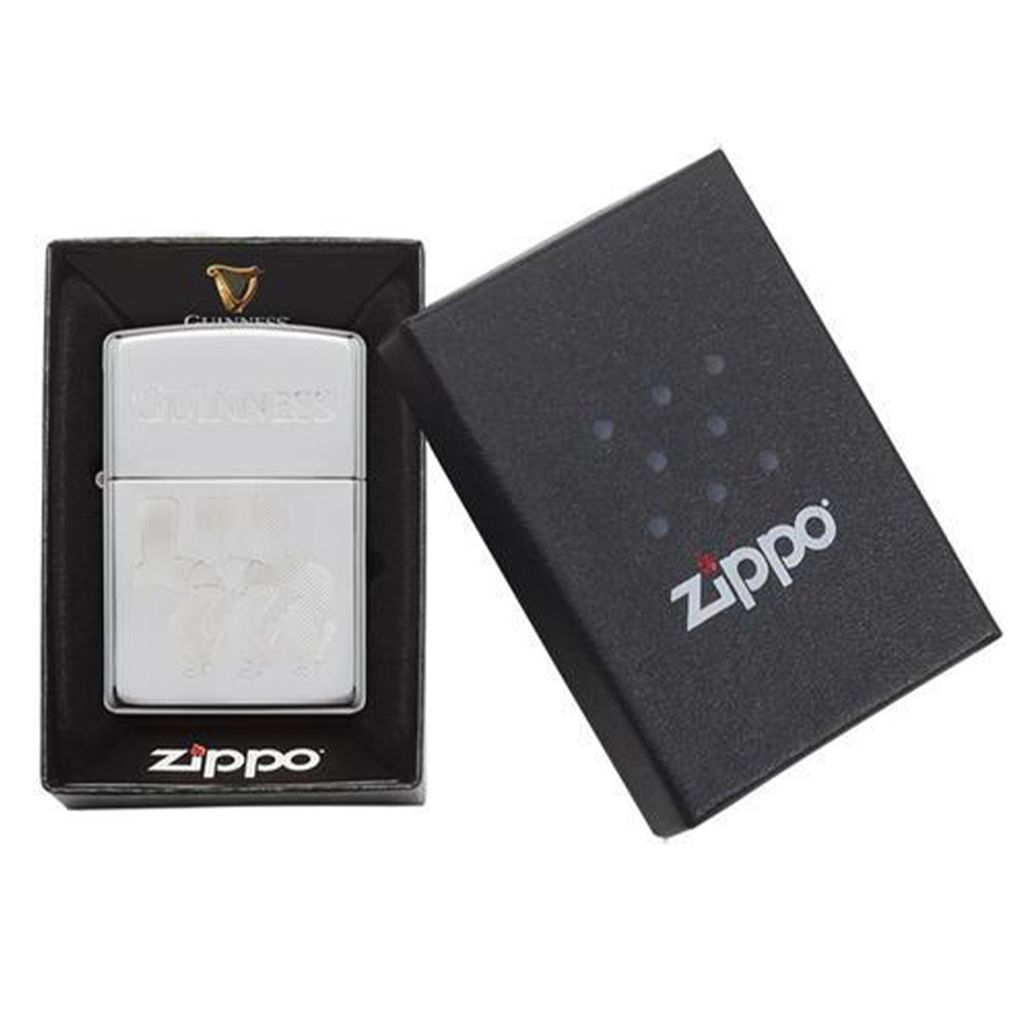 Zippo Lighter Guinness High Polish Chrome (29648) 4.jpg