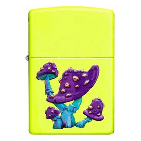 Zippo Lighter Yellow 3D Print Mushroom Design 60005516 (1).jpg