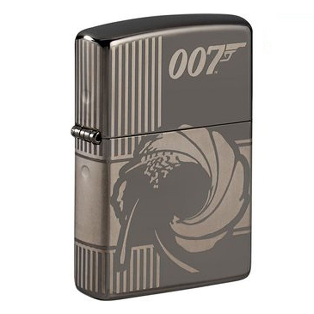 Zippo Lighter Black Ice Laser Engraved 007 James Bond 60005397 (1).jpg