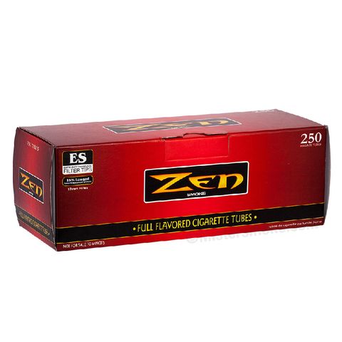 Zen Filter Tubes King Size Full Flavor 1 Carton of 250