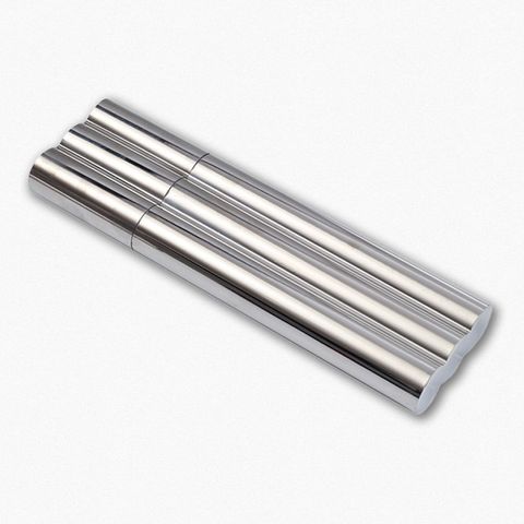 stainless steel cigar Case for 3 stick -2