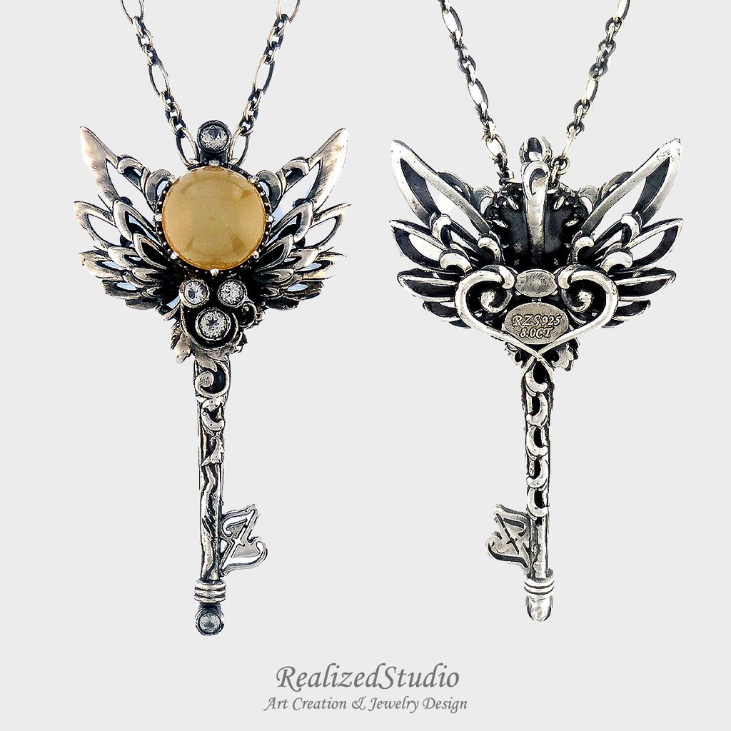 P21125-02 wings key orange moonstone rzsk 000
