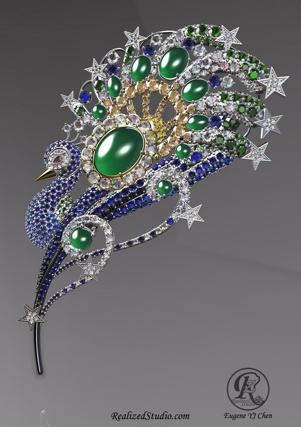 Peacock Brooch of Stary Gala ext ekrzs