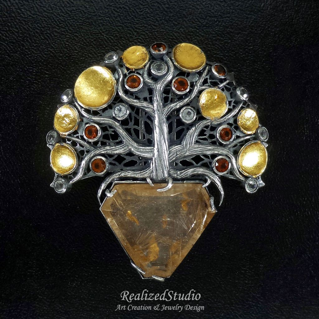 HP21724 tree of life keumboo rutilated quartz rzsk 002