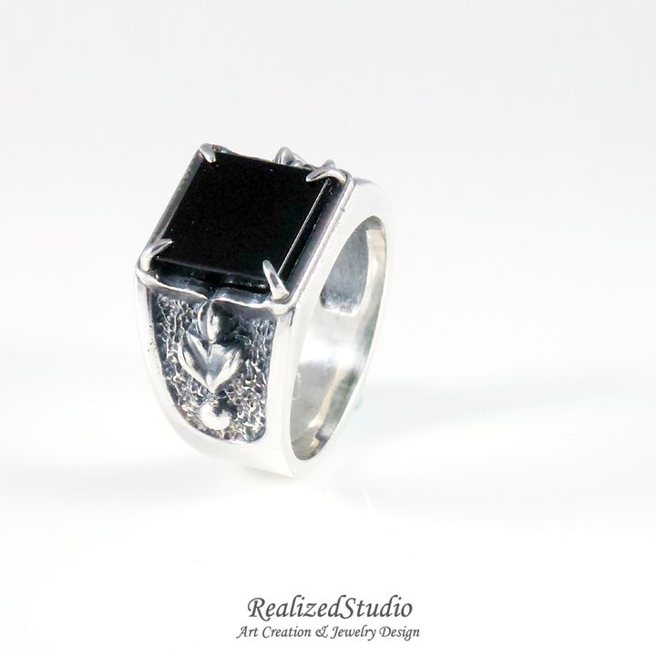 R20306 petragharti black onyx ring 005