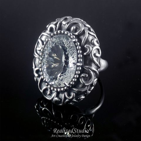 R20109 Night white topaz ring 008