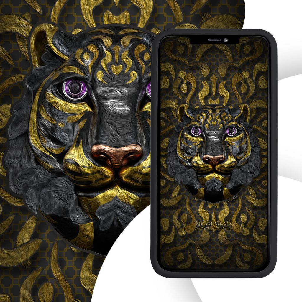 mobile presentation1200 golden black tiger