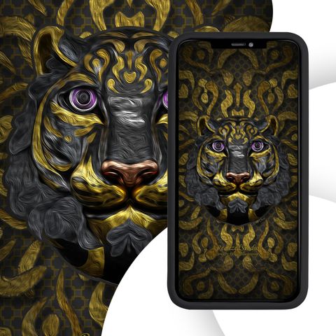 mobile presentation1200 golden black tiger