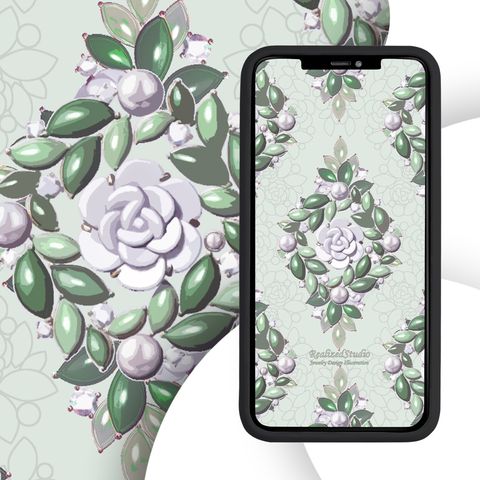 mobile presentation1200 white rose garden