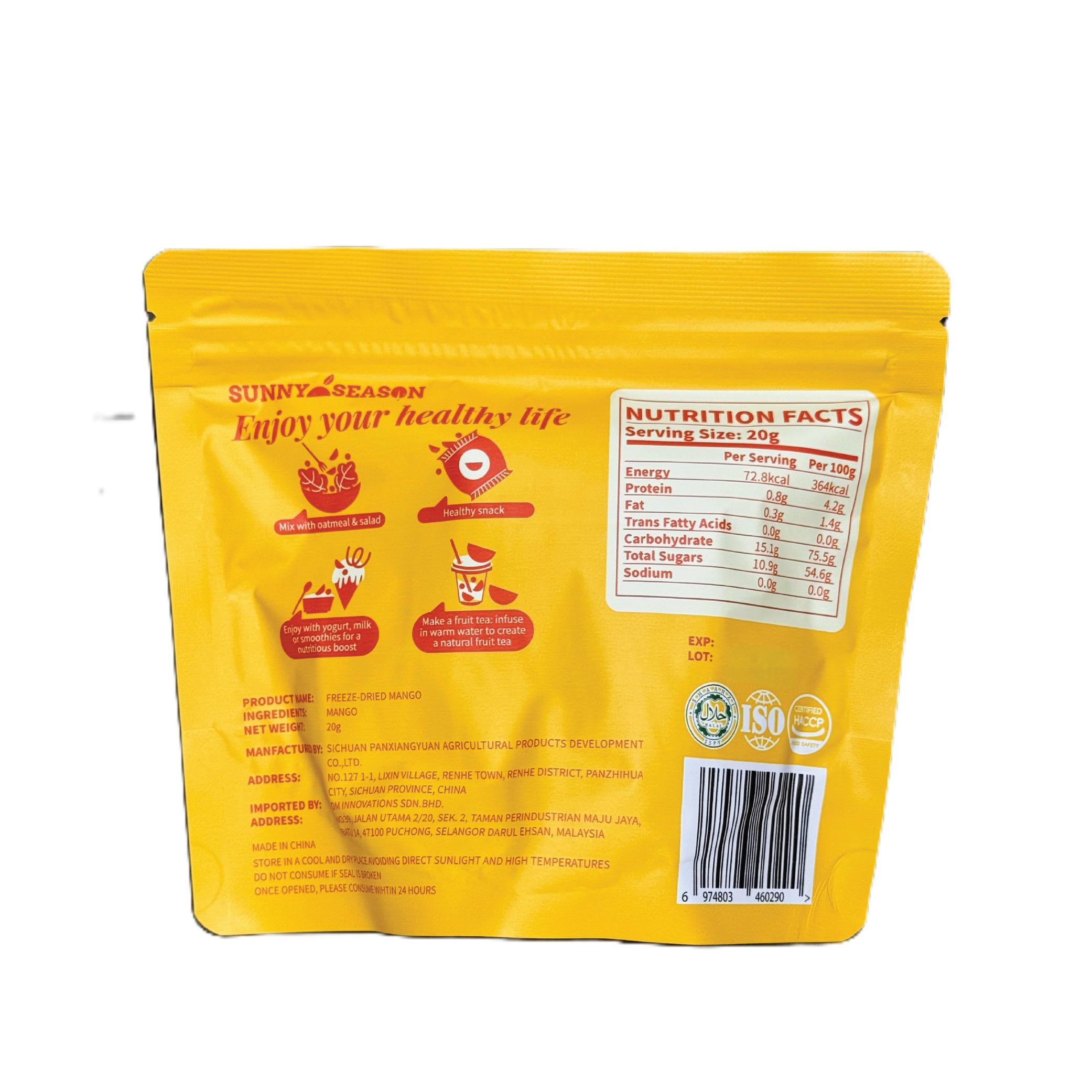 Freeze-dried Mango 20g-01-01