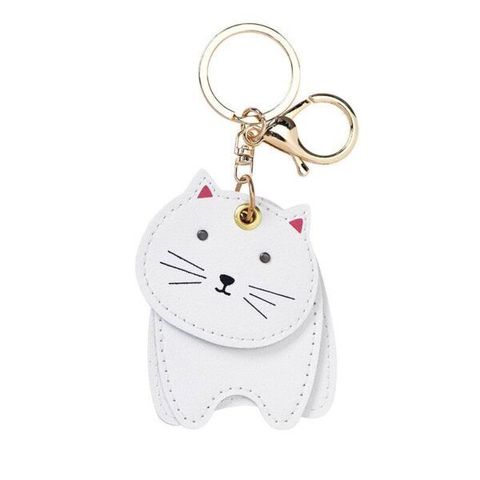 PU Cute Kitten Frog Designer Keychains for Women - Mucholuck